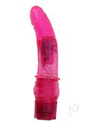 Crystal Caribbean Number 4 Jelly Vibrator - Pink
