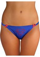 Superman Lace Back Panty-1x/2x