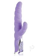 Vibe Therapy Regal Silicone Rabbit Vibrator - Purple